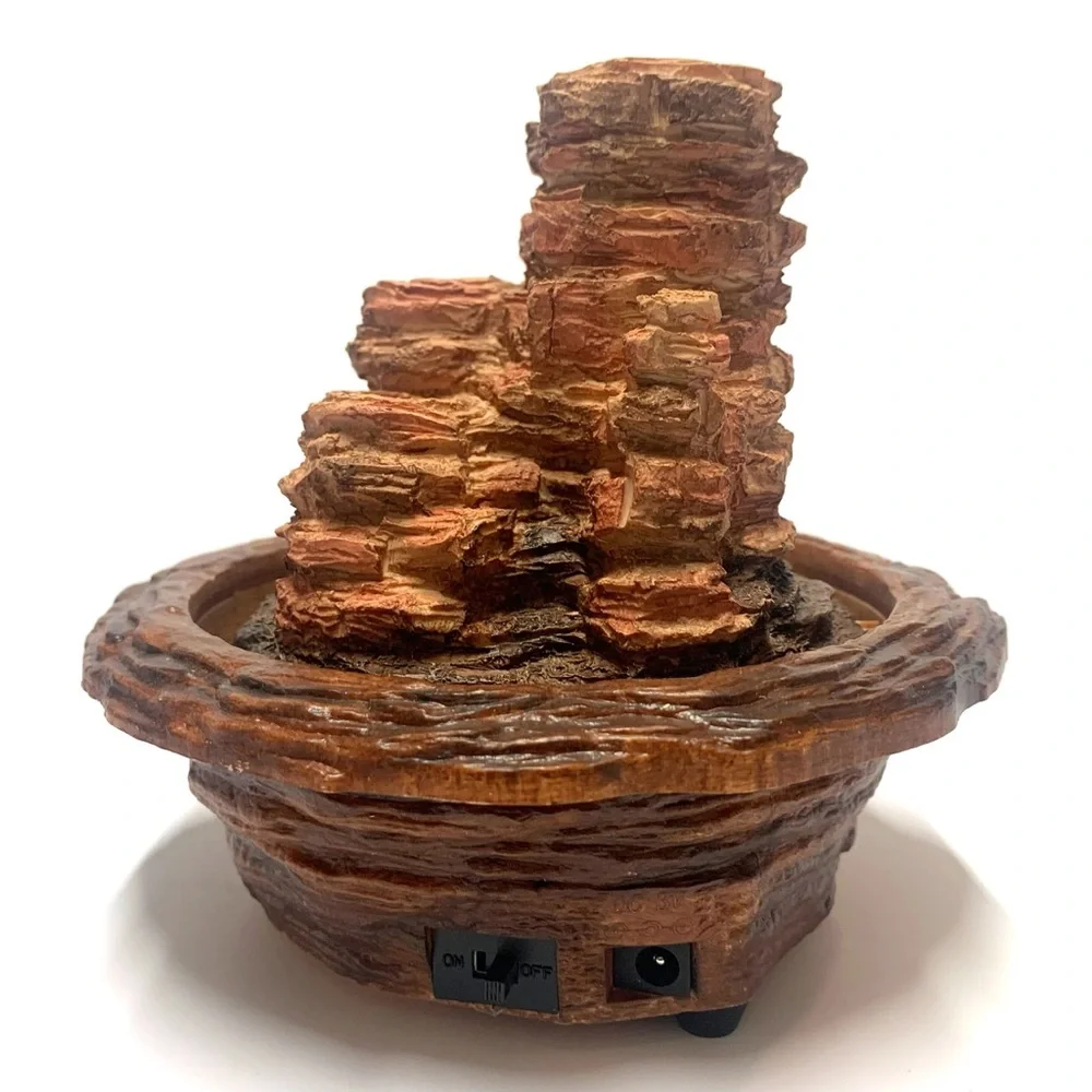 Avon Planet Spa Arizona Hot Sands Lighted Tabletop Water Fountain with Box